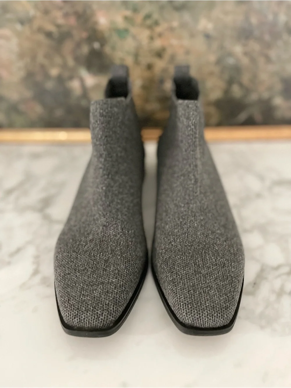 VIVAIA‎ Ryan Pro Square Toe Ankle Boots 40/ Size 9 Rich Gray Water RPLT